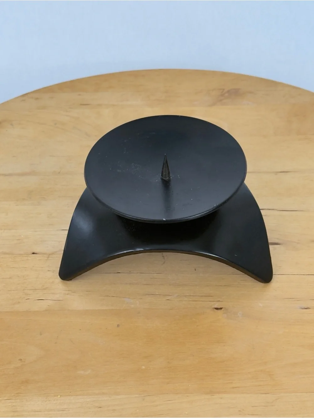Pier1 Mid-Century Modern Inspired Black Cast Iron Tripod Candle Holder